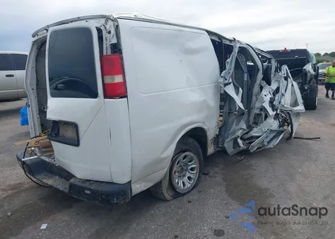 2011 Chevrolet Express 1500 Work Van from USA, damaged, VIN 1GCSGAFX7B1125833